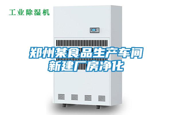 鄭州某食品生產(chǎn)車間新建廠房?jī)艋?/></p>
                            <p style=