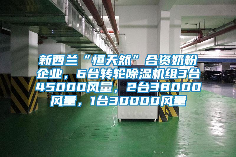 新西蘭“恒天然”合資奶粉企業(yè)，6臺(tái)轉(zhuǎn)輪除濕機(jī)組3臺(tái)45000風(fēng)量，2臺(tái)38000風(fēng)量，1臺(tái)30000風(fēng)量