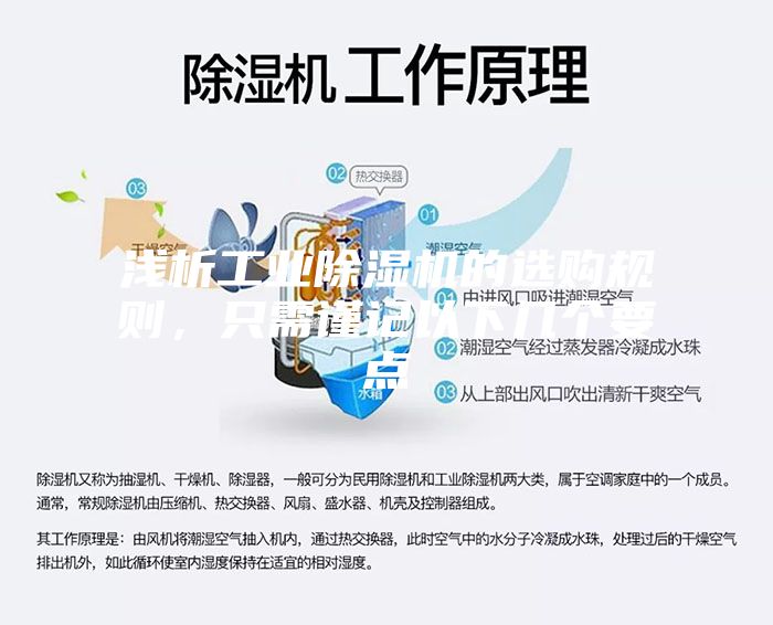淺析工業(yè)除濕機(jī)的選購規(guī)則，只需謹(jǐn)記以下幾個(gè)要點(diǎn)
