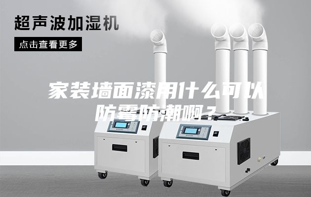 家裝墻面漆用什么可以防霉防潮啊？