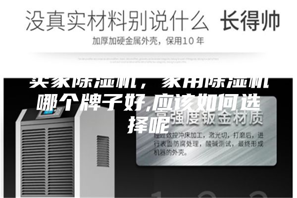 賣家除濕機，家用除濕機哪個牌子好,應該如何選擇呢