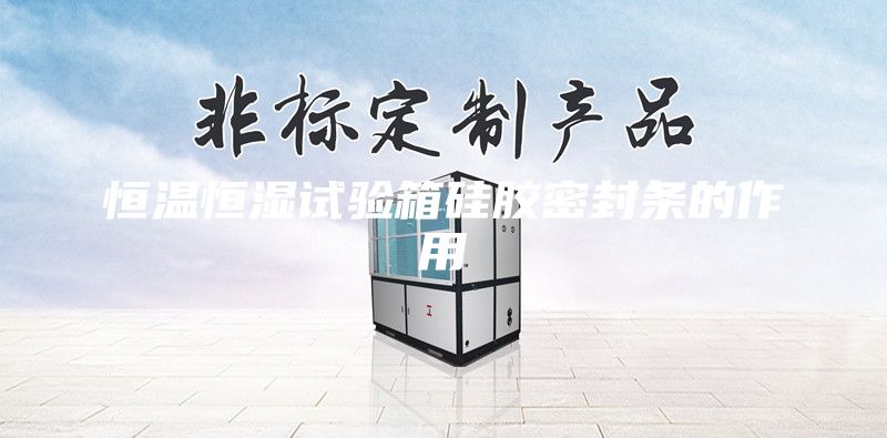 恒溫恒濕試驗箱硅膠密封條的作用